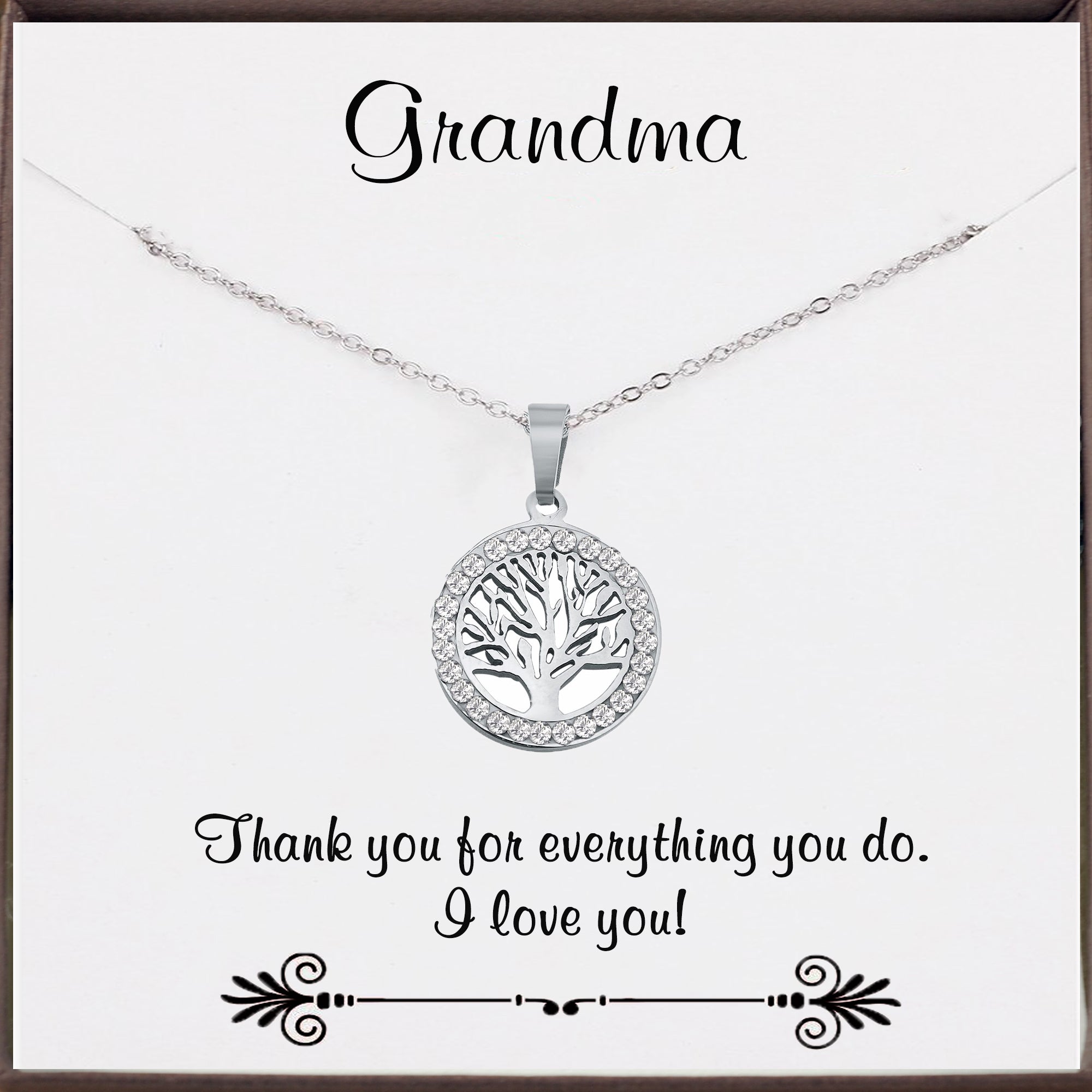 Family necklace for grandma Clearance