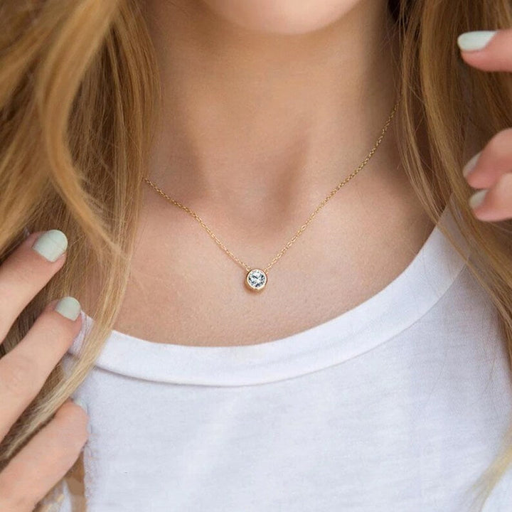 Dainty Birthstone Necklace