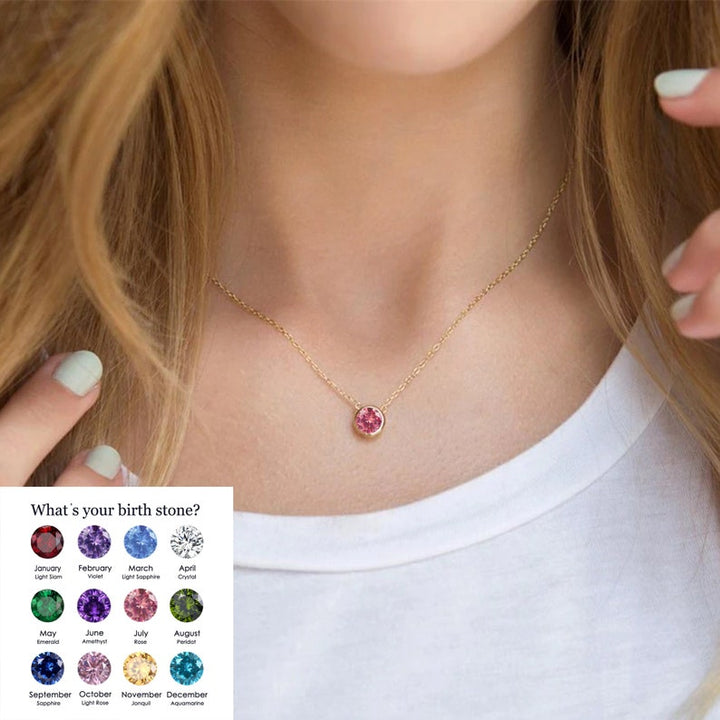 Dainty Birthstone Necklace