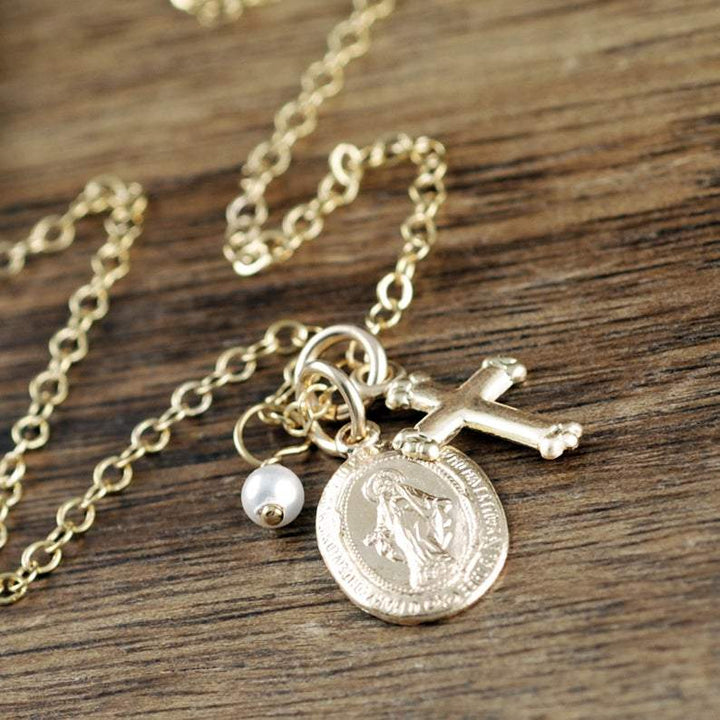Dainty Mary Magdalene Necklace