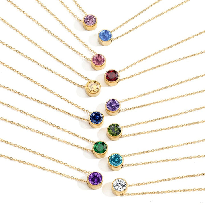 Dainty Birthstone Necklace