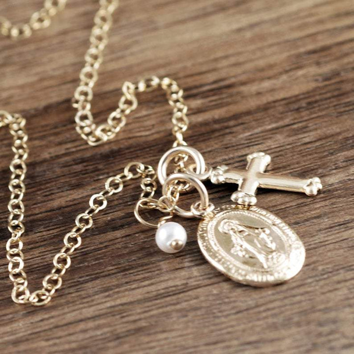 Dainty Mary Magdalene Necklace