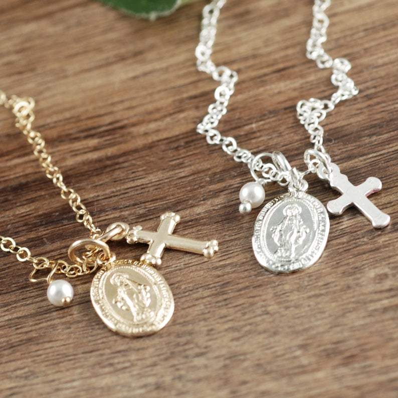 Dainty Mary Magdalene Necklace