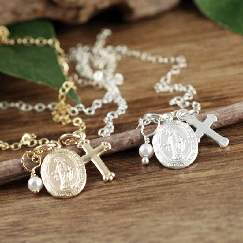 Dainty Mary Magdalene Necklace