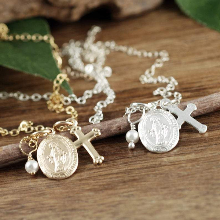 Dainty Mary Magdalene Necklace