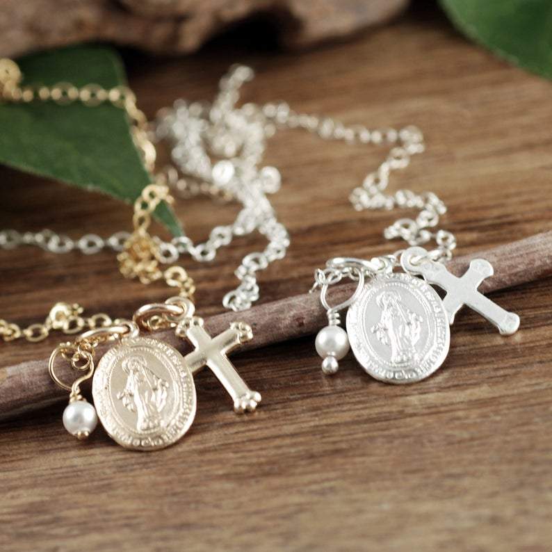 Dainty Mary Magdalene Necklace