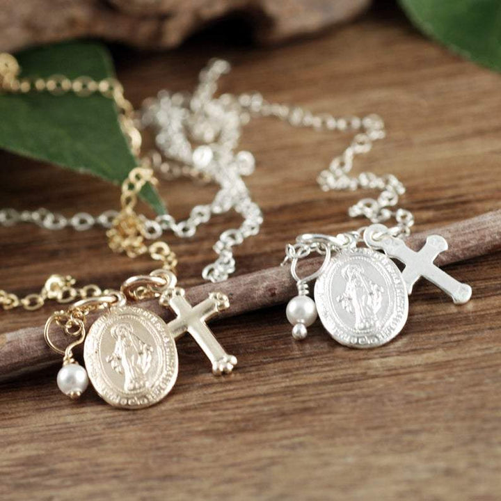 Dainty Mary Magdalene Necklace