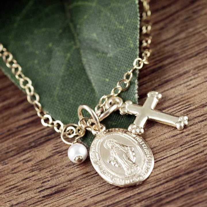Dainty Mary Magdalene Necklace