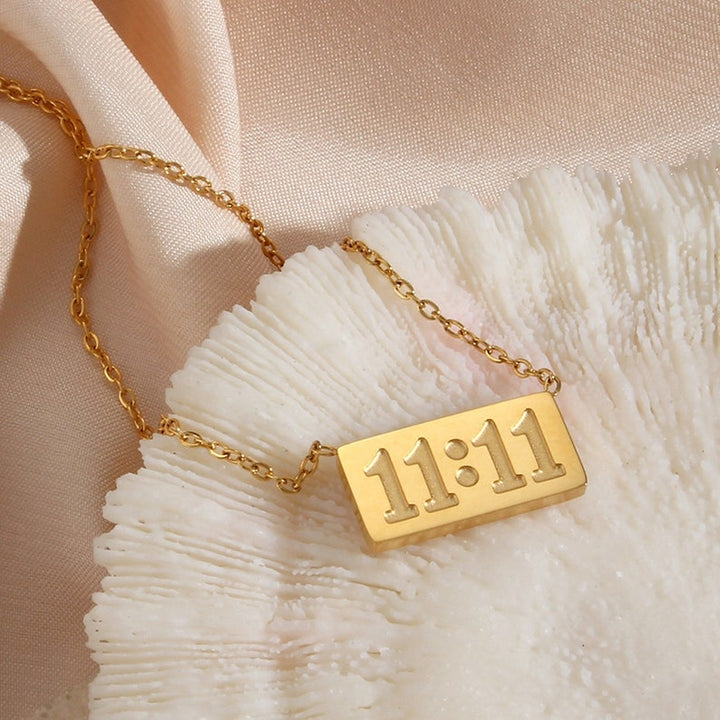 Gold 11:11 Necklace