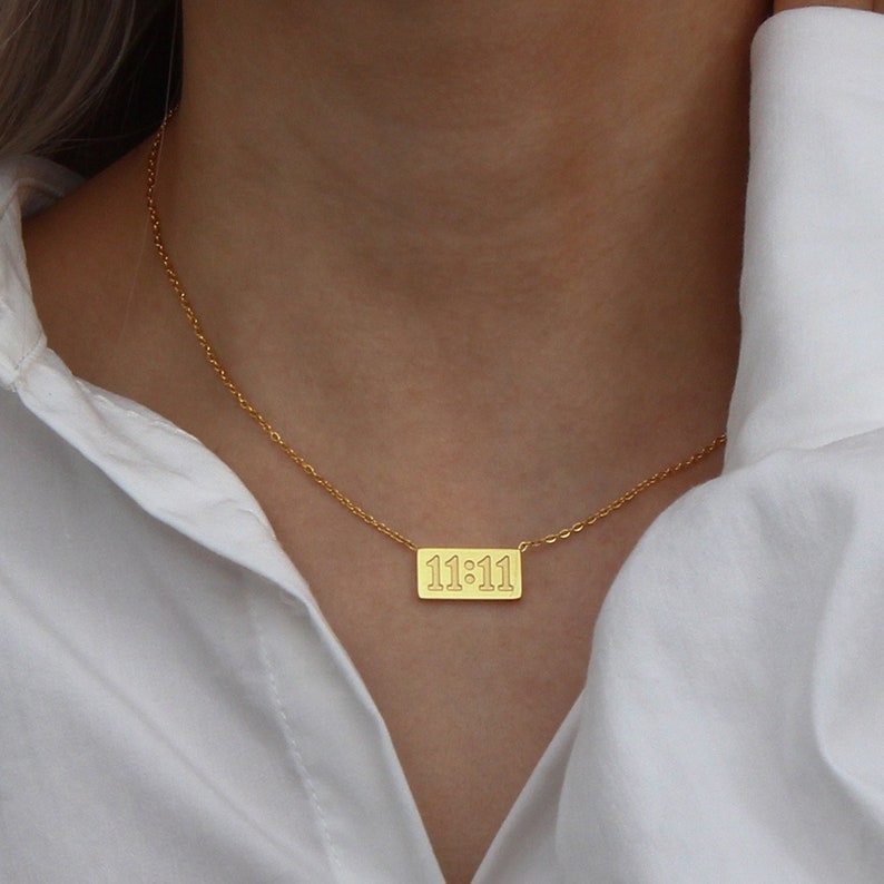Gold 11:11 Necklace