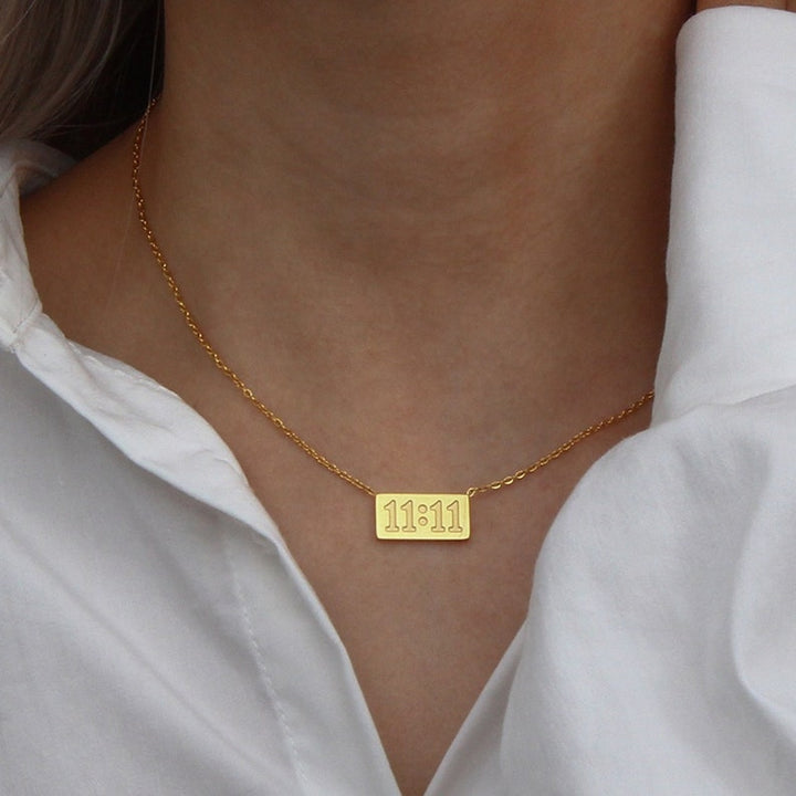 Gold 11:11 Necklace