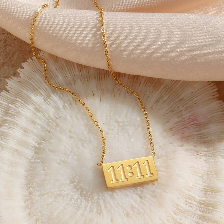 Gold 11:11 Necklace