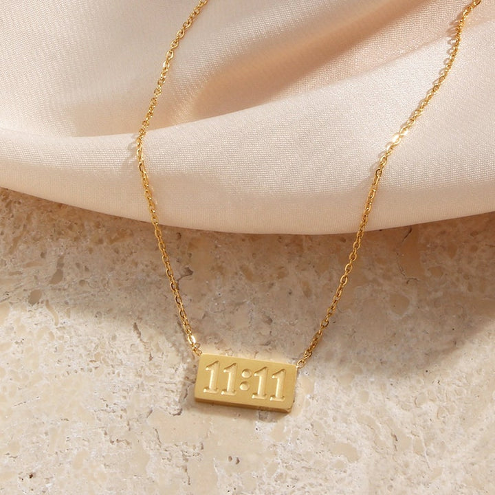 Gold 11:11 Necklace