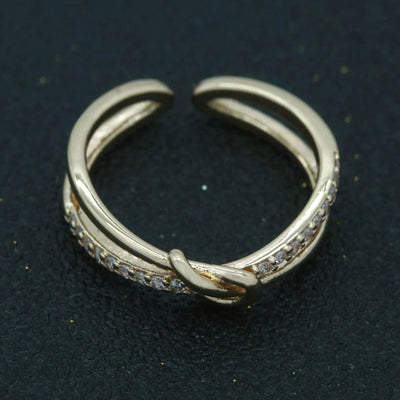 Gold Twisted Knot Ring - Godfullness