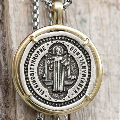 Men's Saint Benedict Necklace - Godfullness