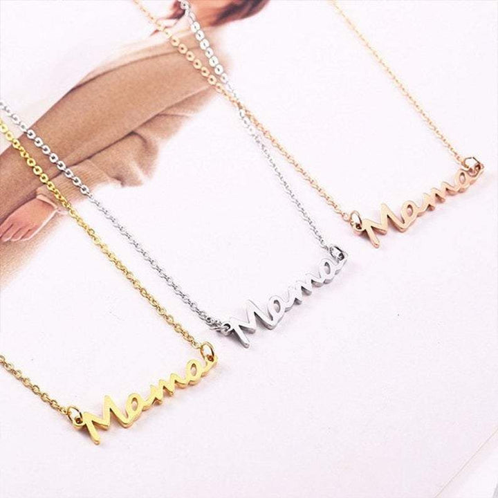 Script Mama Necklace