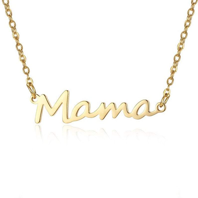 Script Mama Necklace