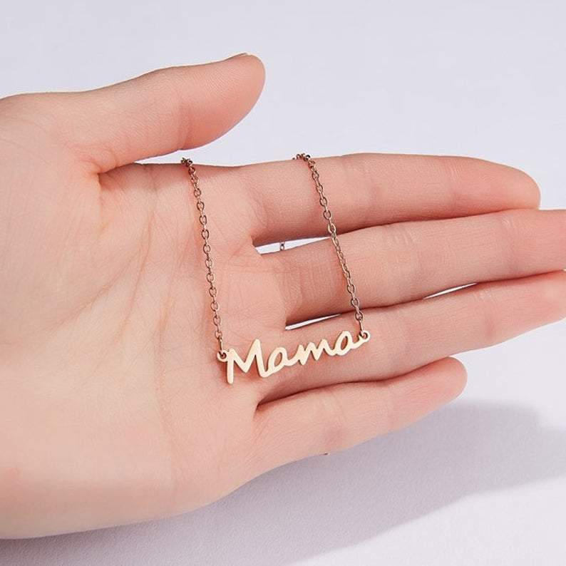Script Mama Necklace