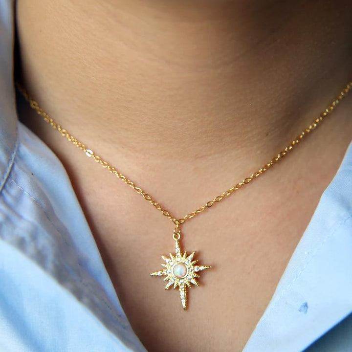 Starburst Charm Necklace