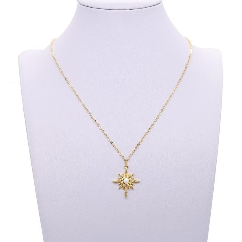 Starburst Charm Necklace