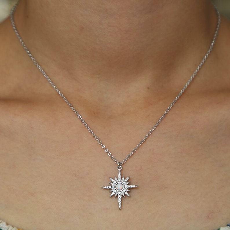 Starburst Charm Necklace