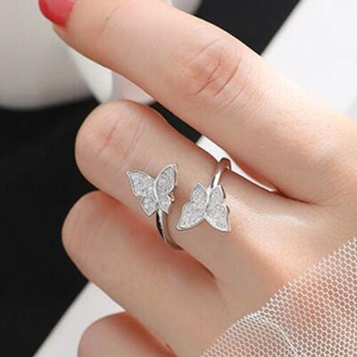 Sterling Silver Butterfly Ring - Godfullness