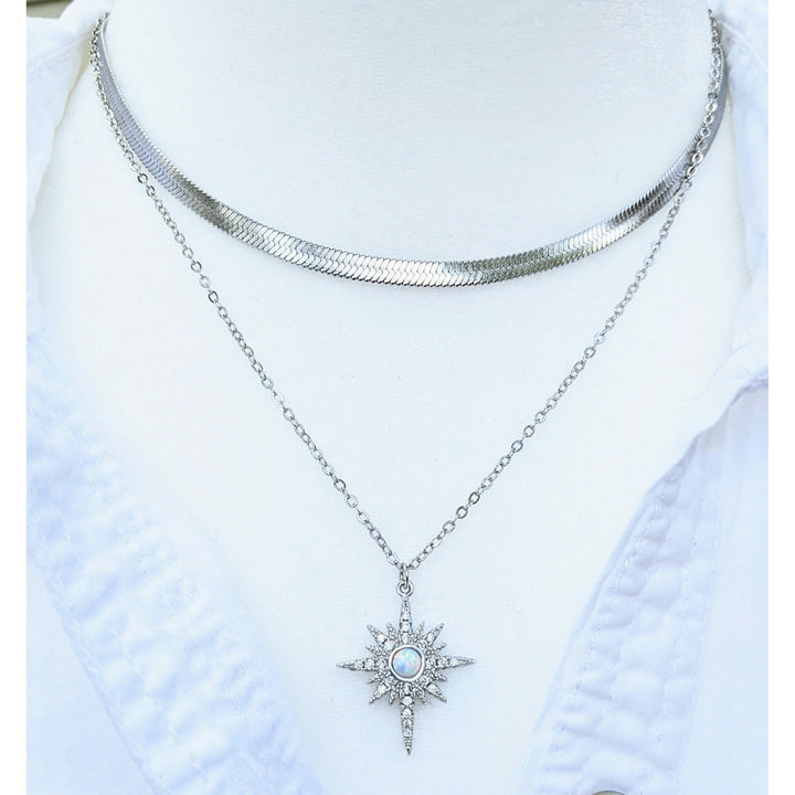 Starburst Charm Necklace