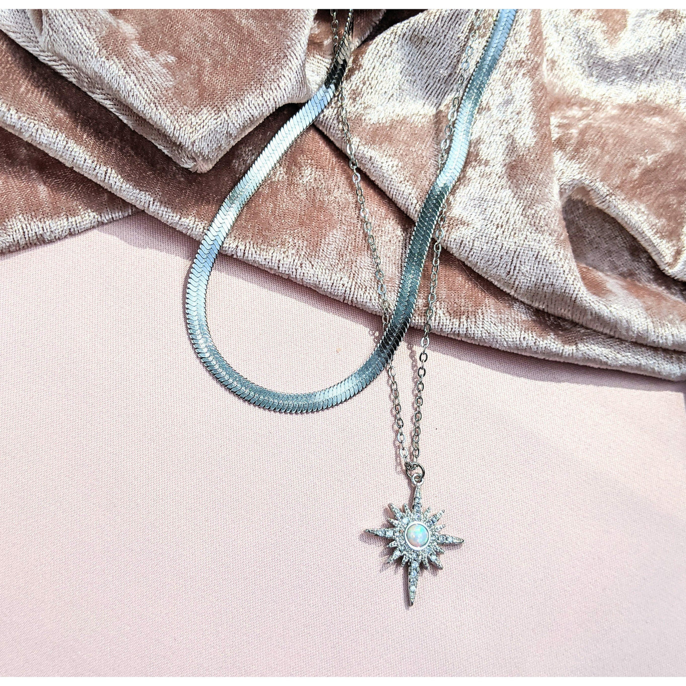 Starburst Charm Necklace
