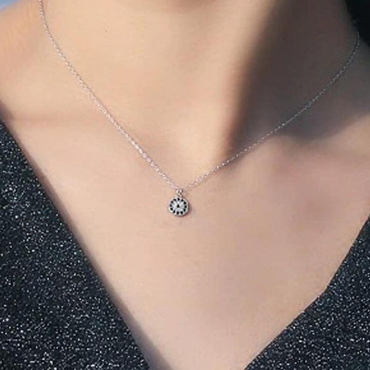Sterling Silver Evil Eye Necklace
