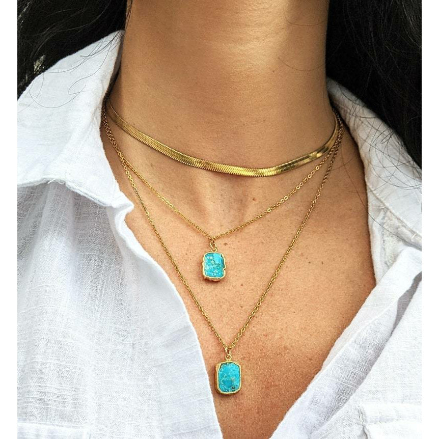Turquoise Pendant Necklace