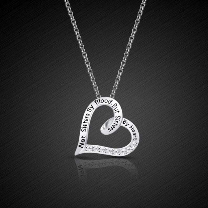 Unbiological Sister Heart Necklace