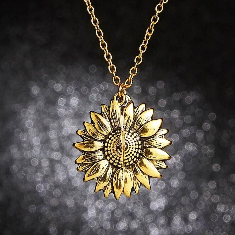 You are my Sunshine - Sunflower Necklace