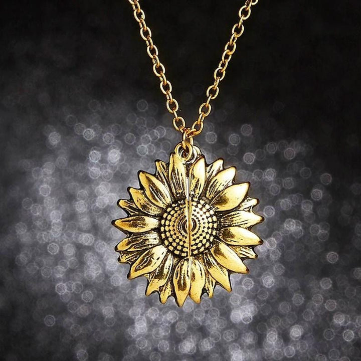 You are my Sunshine - Sunflower Necklace