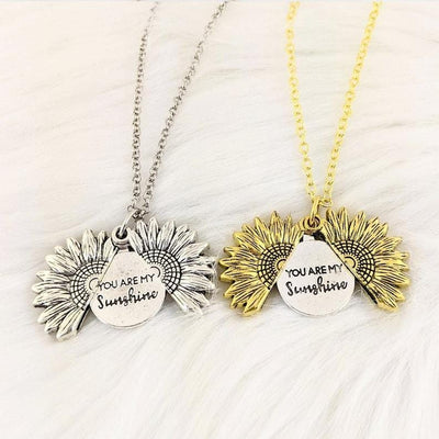 You are my Sunshine - Sunflower Necklace