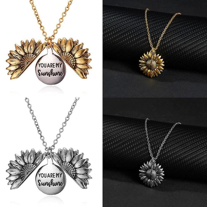 You are my Sunshine - Sunflower Necklace
