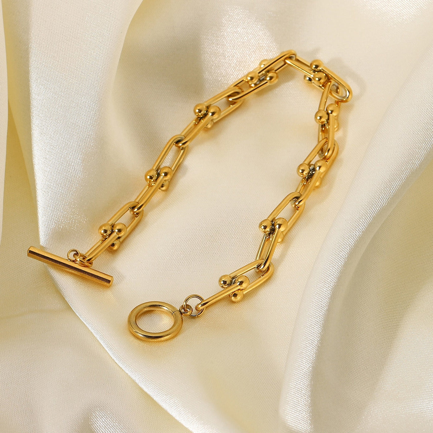 18k Gold U-Link Bracelet