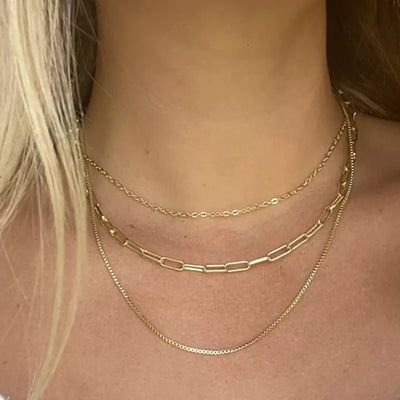 18k Multi-Layered Necklace