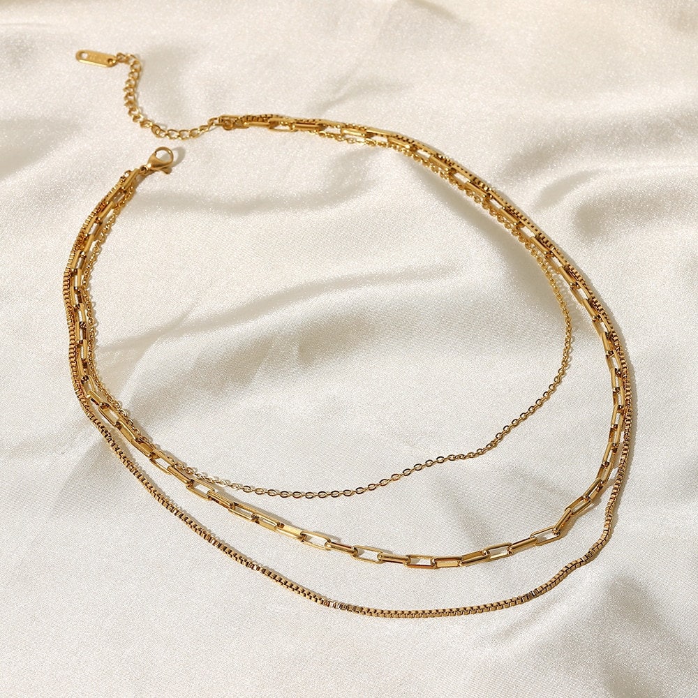 18k Multi-Layered Necklace