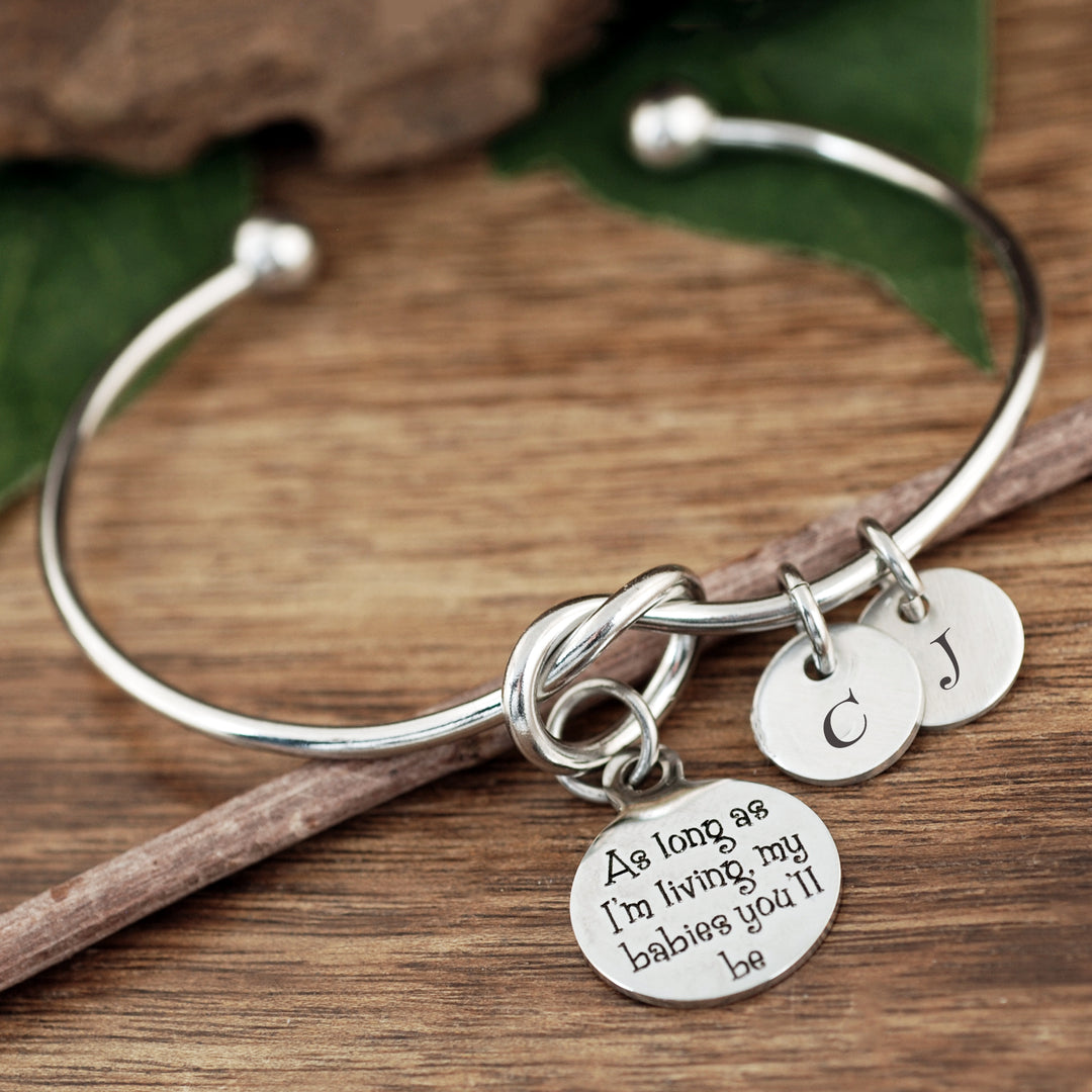 I Love you a Bushel &amp; a Peck Initial Knot Bracelet - Godfullness