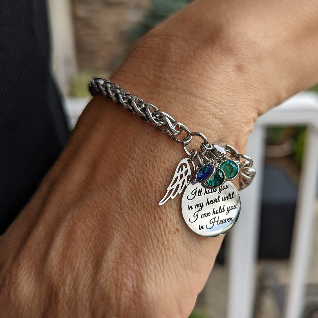 "I'll Hold You In My Heart" Memorial Bracelet - Godfullness