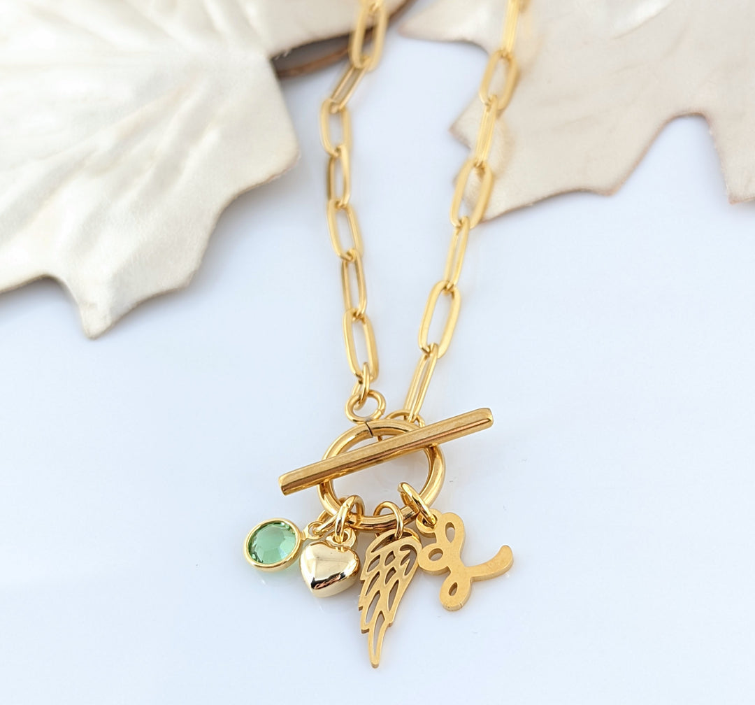 Personalized Paperclip Memorial Necklace - Godfullness