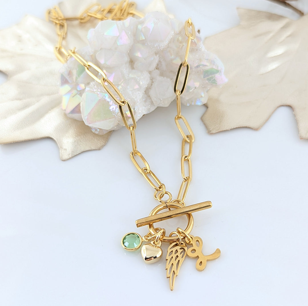Personalized Paperclip Memorial Necklace - Godfullness