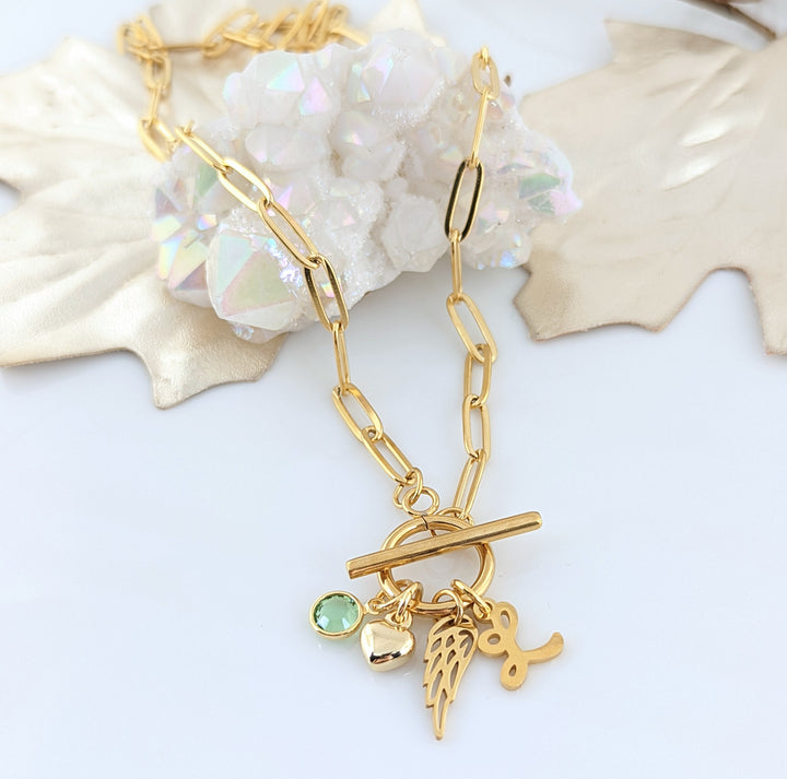 Personalized Paperclip Memorial Necklace - Godfullness