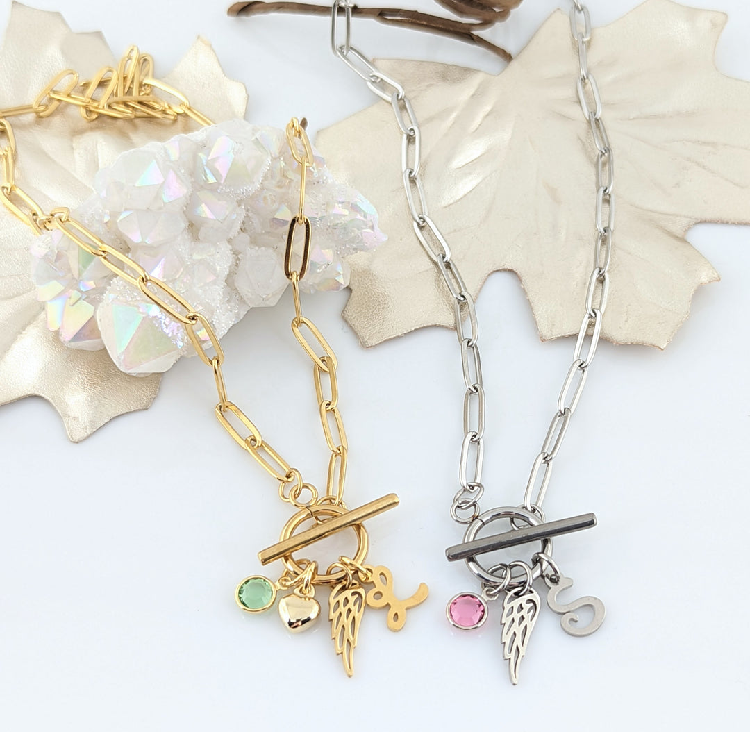 Personalized Paperclip Memorial Necklace - Godfullness