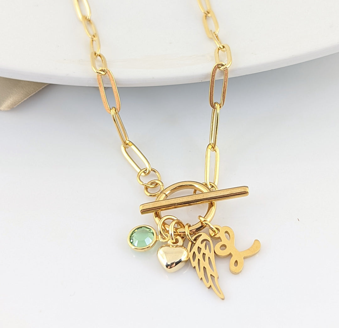 Personalized Paperclip Memorial Necklace - Godfullness