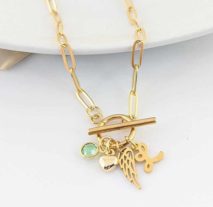 Personalized Paperclip Memorial Necklace - Godfullness