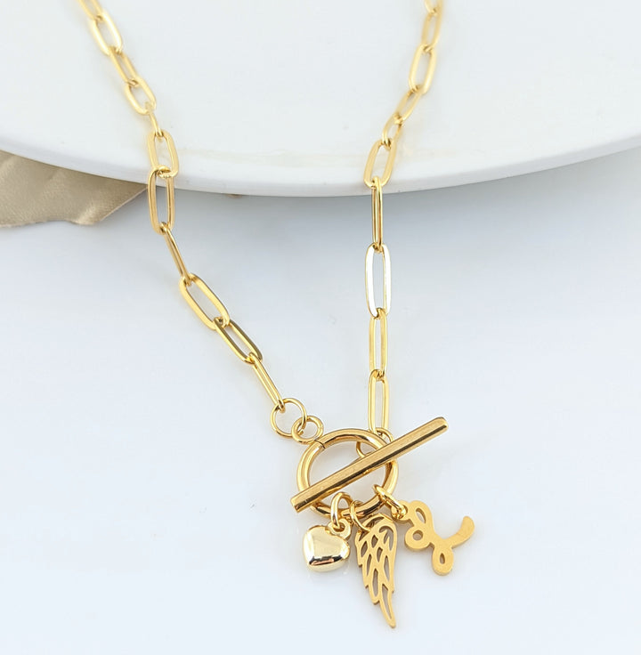 Personalized Paperclip Memorial Necklace - Godfullness