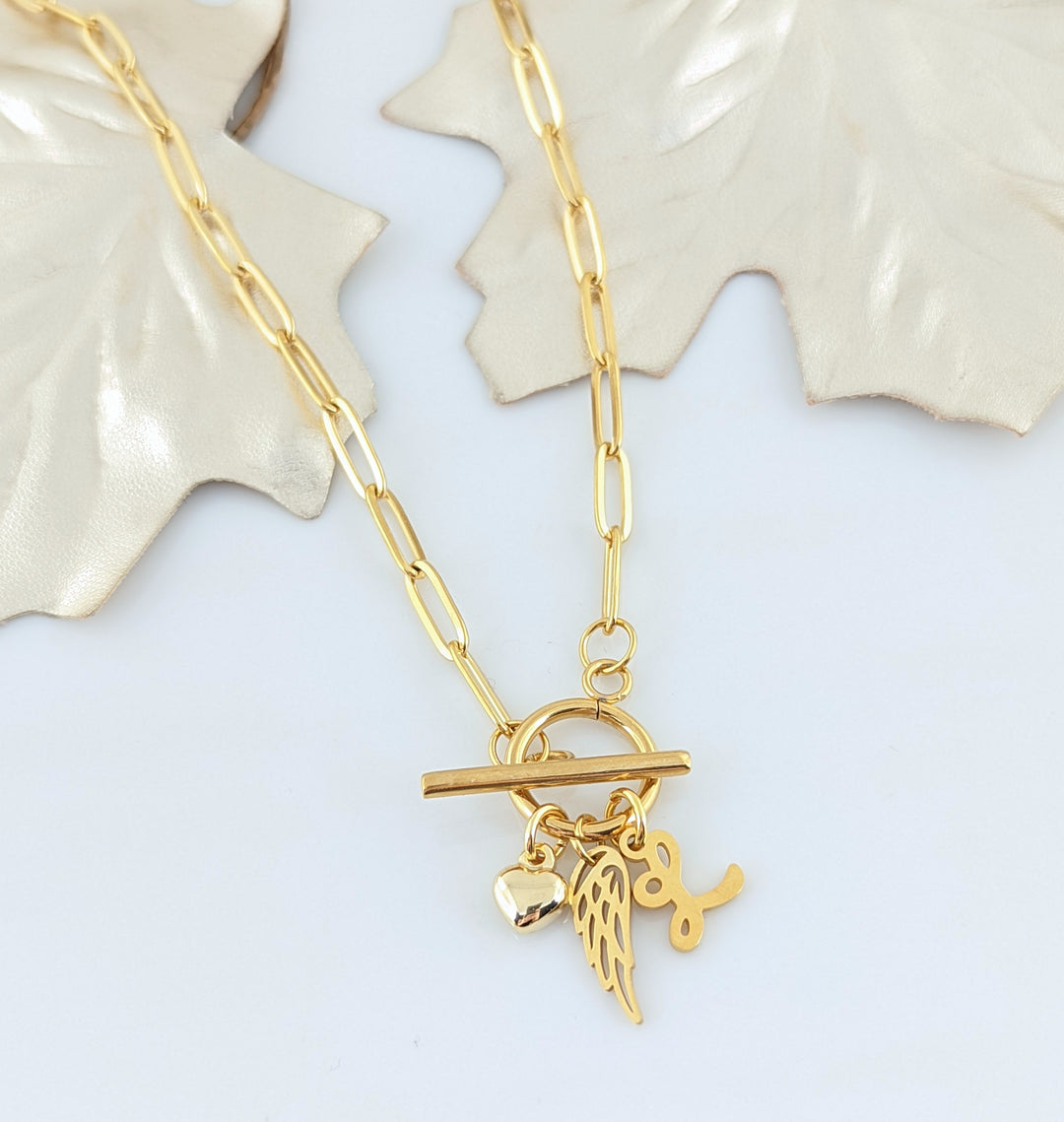 Personalized Paperclip Memorial Necklace - Godfullness