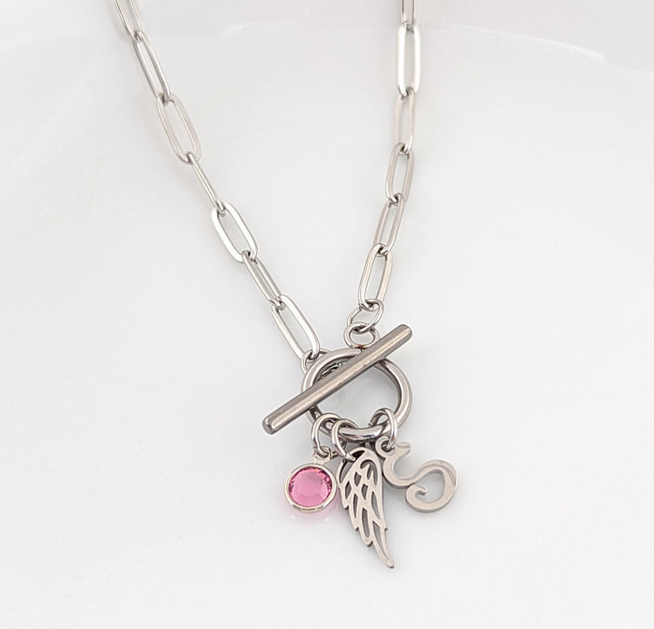 Personalized Paperclip Memorial Necklace - Godfullness