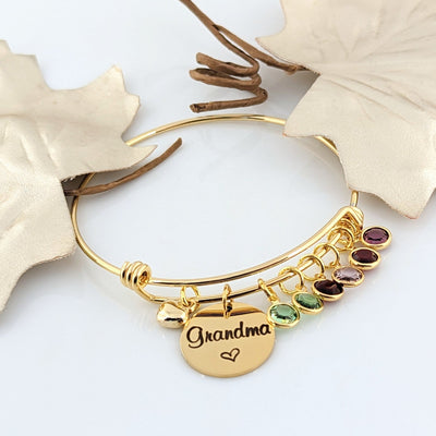 Personalized Birthstone Bracelet for Mom - Godfullness